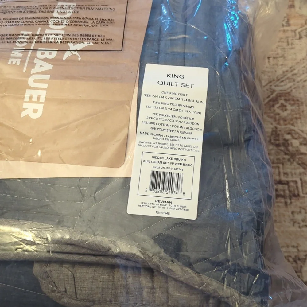 Eddie Bauer - King Quilt Set, Reversible Bedding with Matching Shams, Lightweigh